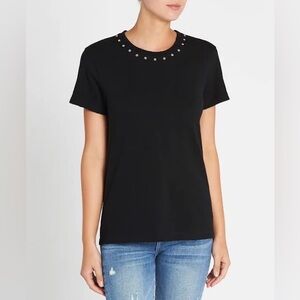Current/Elliot Black Glitter Rock Tee, size 2